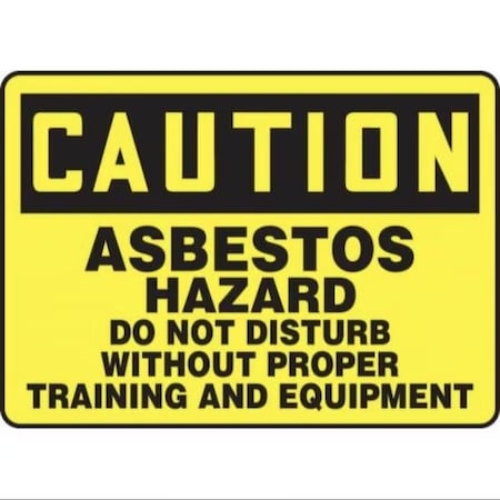 Accuform OSHA CAUTION SAFETY SIGN ASBESTOS MCAW608VS MCAW608VS